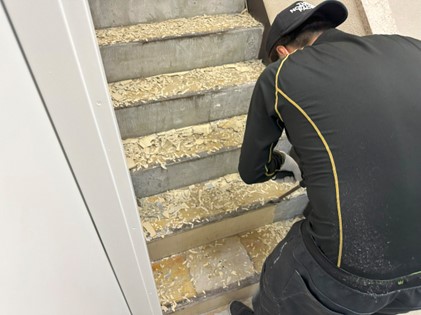 階段リニューアル工事