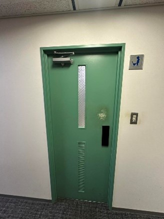 オフィスのトイレ扉塗装工事
