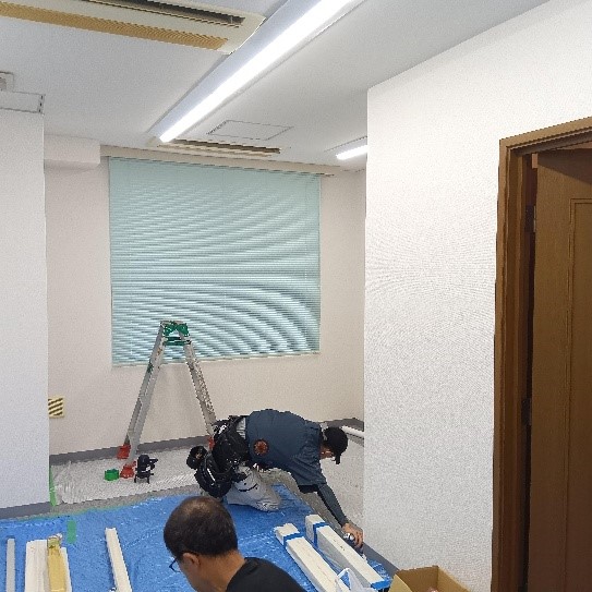 パーティション設置工事