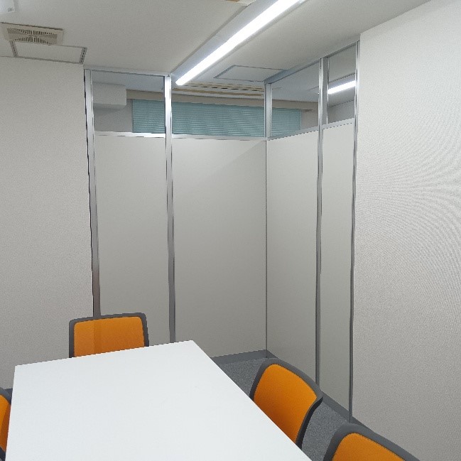 パーティション設置工事