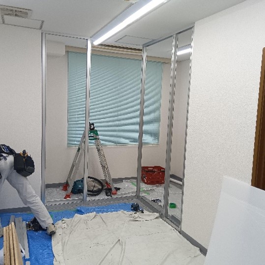 パーティション設置工事