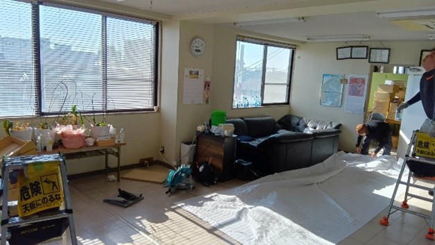 パーティション設置工事